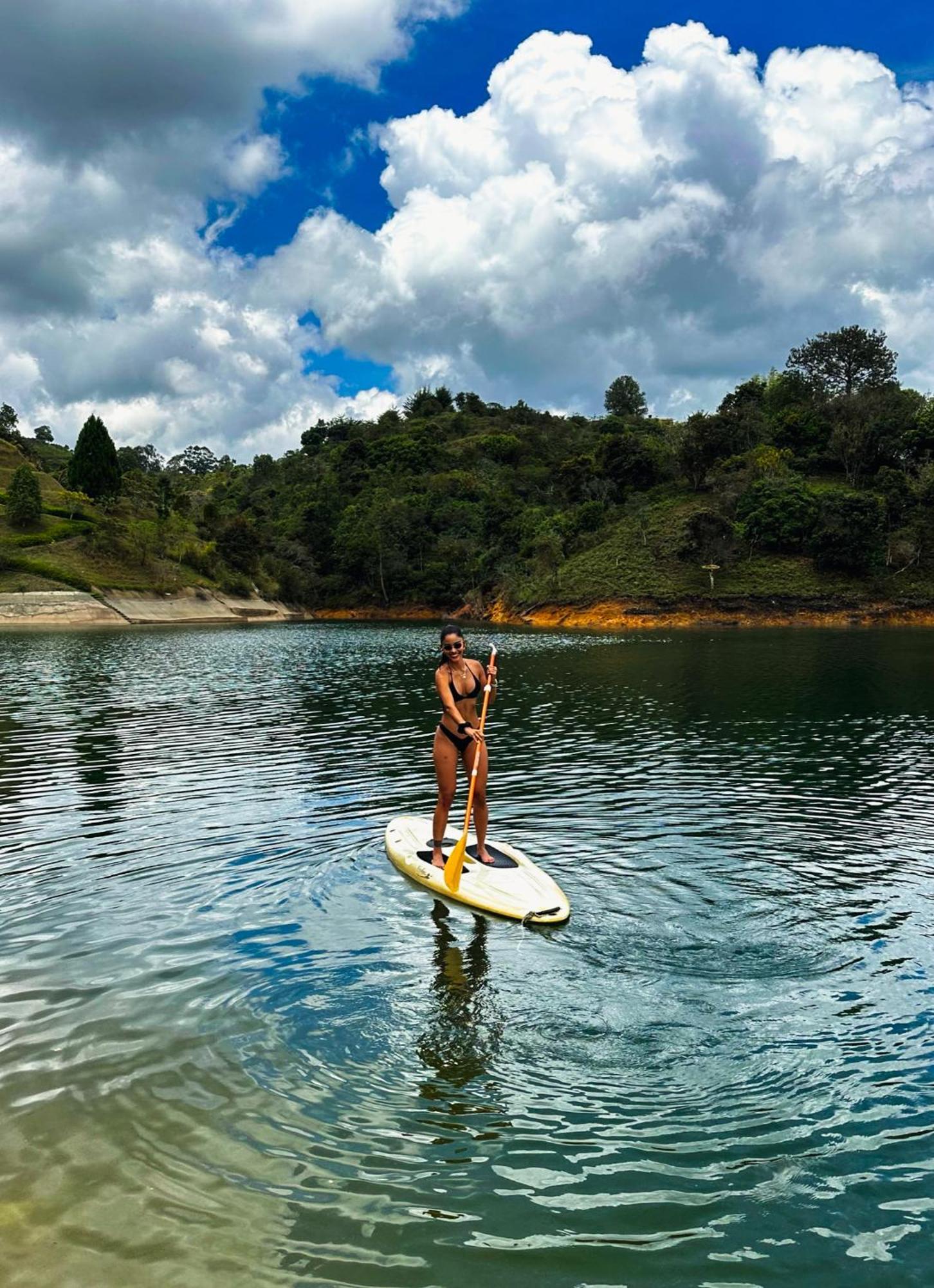 The Boato Hotel Guatapé Εξωτερικό φωτογραφία Stand Up Paddle Boarding at the dam