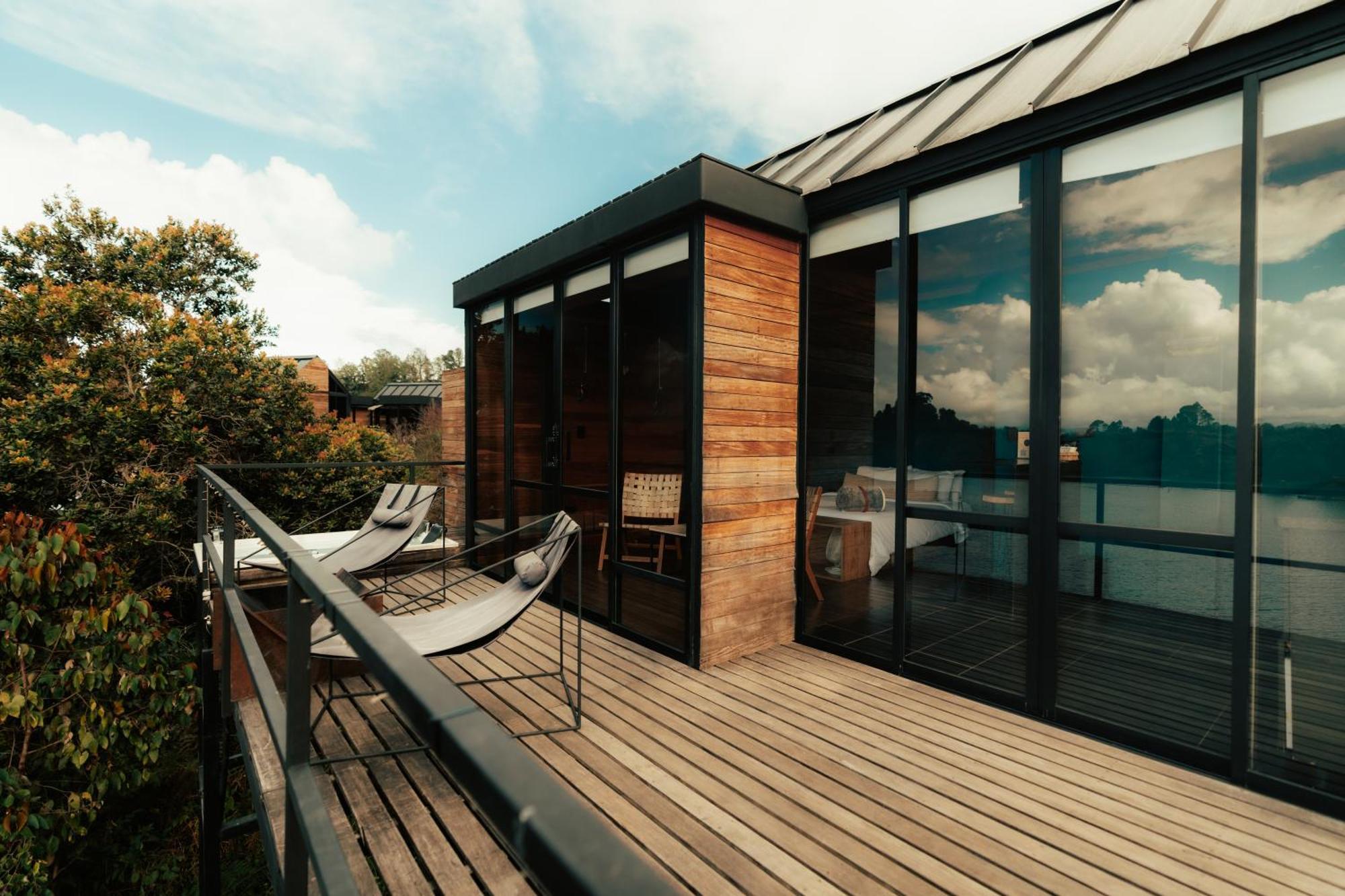 The Boato Hotel Guatapé Εξωτερικό φωτογραφία The roof terrace
